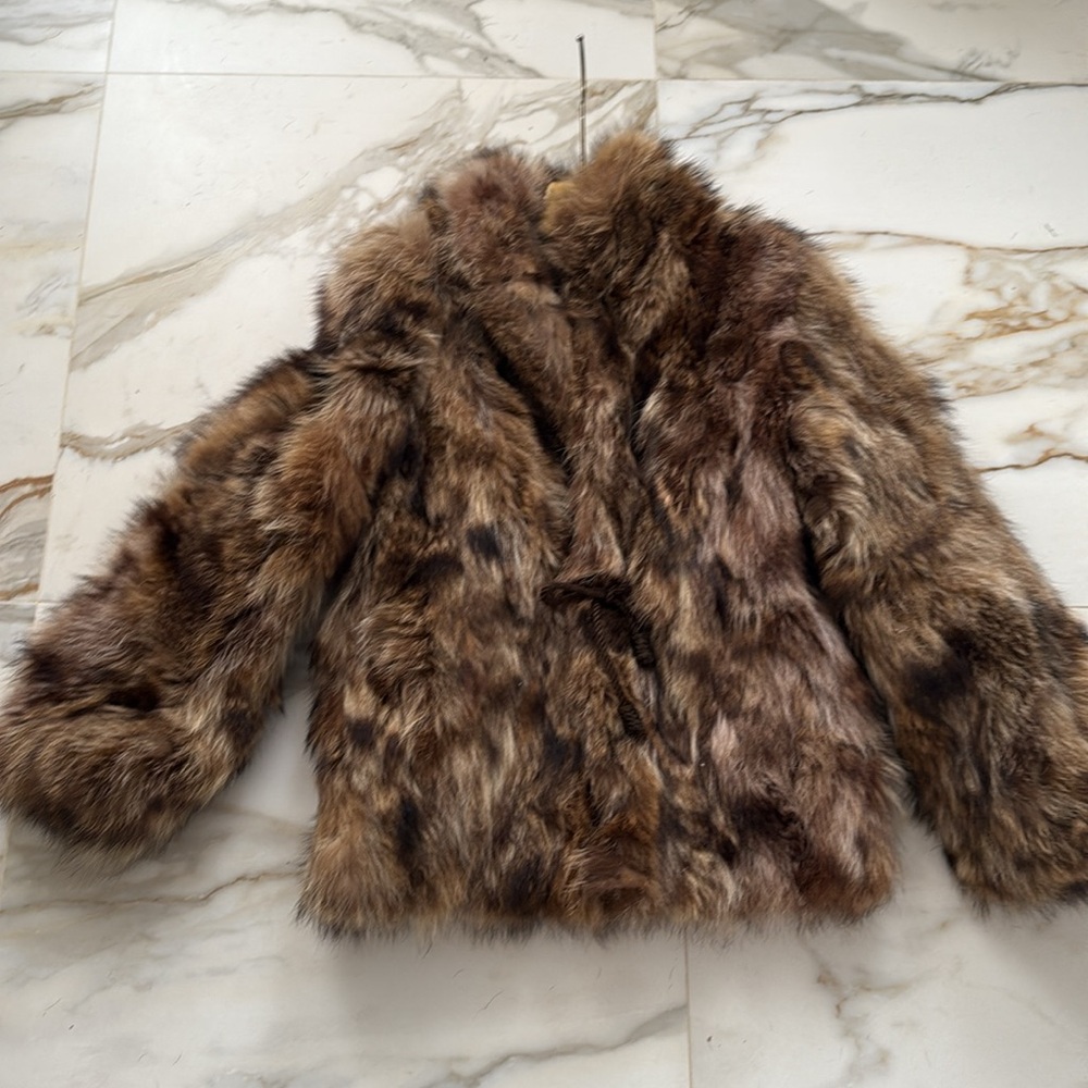 Luxurious Brown Fur Jacket - **REAL FUR** - Picture 7 of 14